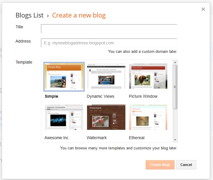 Kako napraviti blog na Google Bloggeru